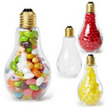 Light Bulb Shape Jar Medium w/Jelly Beans